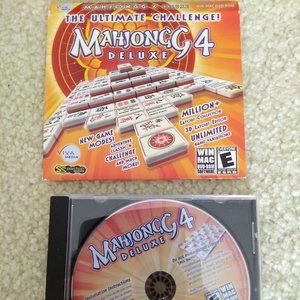 mah jong 4 deluxe games on DVD